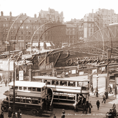 LMS Train Station, Birmingham in Warwickshire c1920s