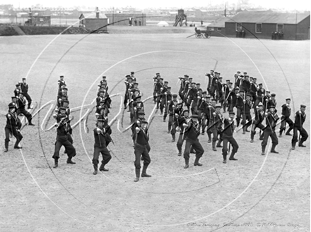 Picture of Hants - Southsea, British Sailors Cutlass Training c1890s - N290