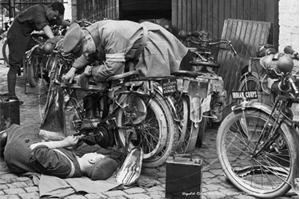 Picture of Transport - WW1 Dispatch Riders Motor Bike - N3203