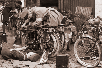 Picture of Transport - WW1 Dispatch Riders Motor Bike - N3203