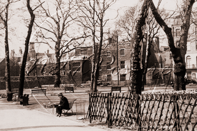 Charter House Square in the City of London c1920s