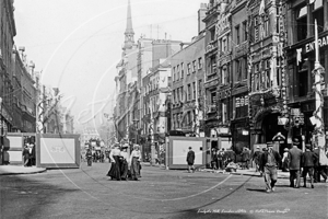 Ludgate Hill in the City of London c1890s Ludgate Hill in the City of London c1890s