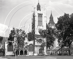 Picture of London - St Margarets Church & Big Ben c1930s - N3227