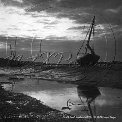 Picture of Misc - South Coast, Night Shot of a Boat c1890s - N496