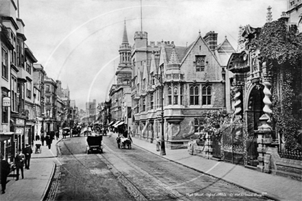 Picture of Oxon - Oxford, High Street c1900s - N3262