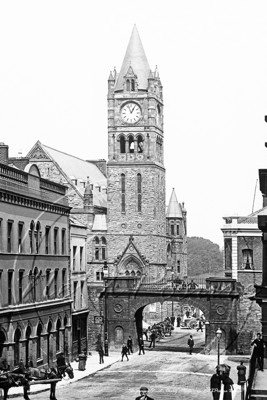 Shipquay Street, Derry, Londonderry in Northern Ireland c1900s