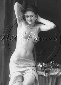 Picture of Risque - 1910s/1920s Semi Nude Model - R005