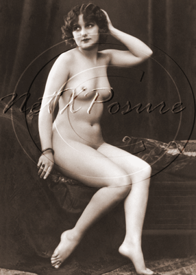 Picture of Risque - 1910s/1920s Nude Model - R009