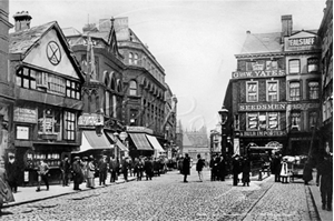 Picture of Lancs - Manchester, Market Place c1910s - N3316