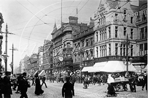 Picture of Lancs - Manchester, Market Street c1900s - N3346