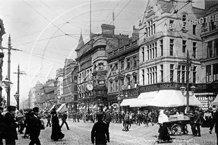 Picture of Lancs - Manchester, Market Street c1900s - N3346