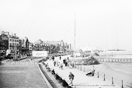 Picture of Lancs  - Morecambe, Central Promenade c1950s - N3375