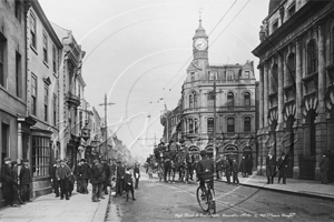 Baxter Gate, High Street, Doncaster in Yorkshire c1900s