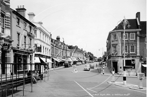 Picture of Surrey - Reigate, Market Place and Church Street c1950s - N3500