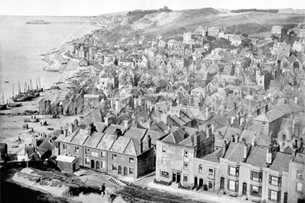 Picture of Sussex - Hastings, From East Hill c1890s - N3516