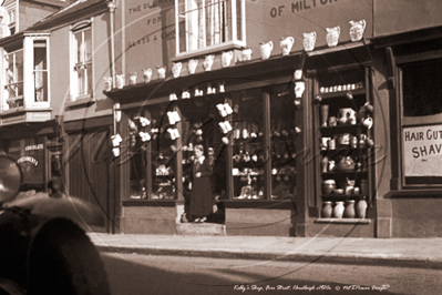 Picture of Devon - Chudleigh, Fore Street, Kelly's Shop  c1920s - N3566