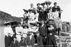 Picture of Cornwall - St Just,  Village outing c1900s - N3638