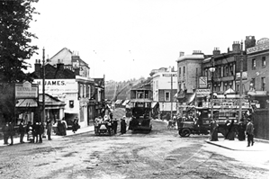 Picture of London, SE - West Norwood, Tram Terminus c1910s - N3626