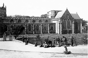 Picture of Wales - Gwynedd, Bangor Cathedral c1890s - N3606