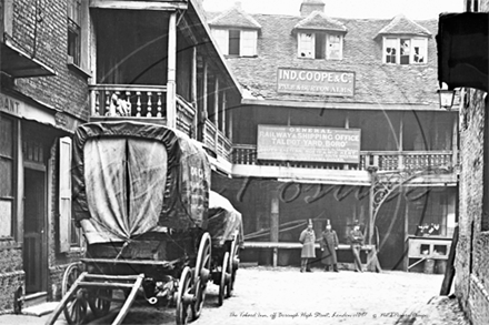 Picture of London, SE - Tabard Yard off Borough High Street c1897 - N3683