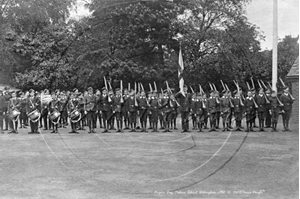 Picture of Berks - Wokingham, Palmer School, Empire Day, The Guard of Honour for the Flag c1912 - N3786