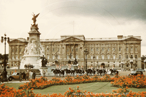 Changing of the Guards, Buckingham Palace, Westminster in London c1950s
