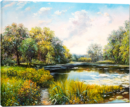 Picture of Landscapes - River Scene - O044