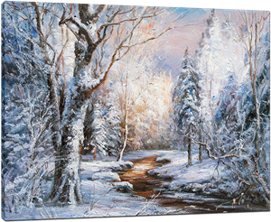 Picture of Landscapes - Snowy River Scene - O042