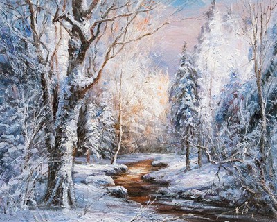 Picture of Landscapes - Snowy River Scene - O042