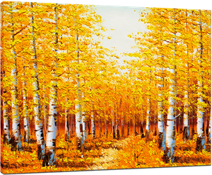 Picture of Landscapes - Golden Trees - O035