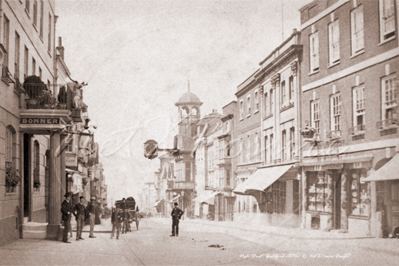 Picture of Surrey - Guildford, High Street c1870s - N3879