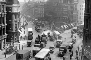 Mansion House, Queen Victoria Street in London c1933