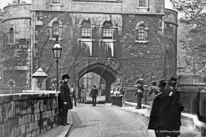 Main Entrance, The Tower of London  in The City of London c1890s