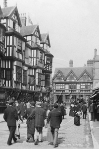 Picture of Salop - Shrewsbury, Old Houses and Cobbled Streets c1900s - N4033