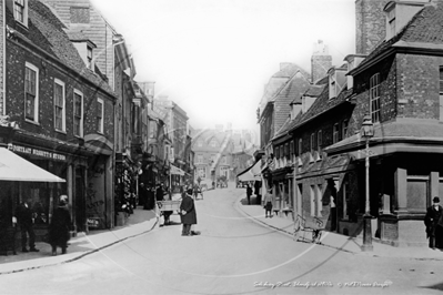 Salisbury Street, Blandford in Dorset c1900s