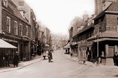 Salisbury Street, Blandford in Dorset c1900s