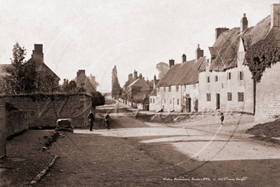 Picture of Bucks - Weston Underwood, High Street c1890s - N4176