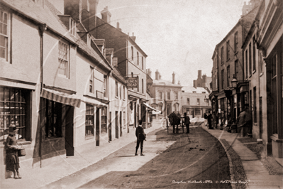 Picture of Northants - Thrapston, High Street c1890s - N4169