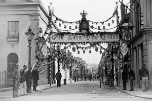 Flora Street, Plymouth in Devon c1902