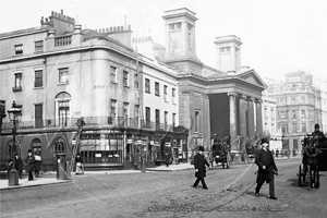 Verry's Restaurant and Hanover Citadel, Corner of Hanover Street and Regent Street in Central London c1890s