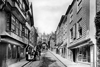 Picture of Devon - Totnes, Fore Street c1890 - N4339