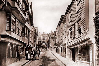 Picture of Devon - Totnes, Fore Street c1890 - N4339