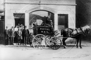 Picture of Cornwall - St Just,  Royal Mail Carriage c1900s - N4329