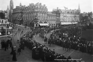 Parade in The Square, Bournemouth in Dorset c1900s