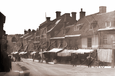 Salisbury Street, Blandford in Dorset c1900s