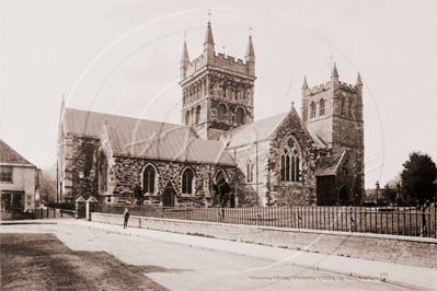 Wimbourne Minster, Wimborne in Dorset c1900s