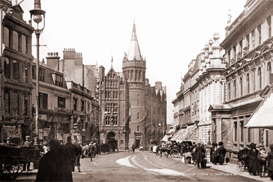 Bedford Street, Plymouth in Devon c1900s