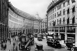 Regent Street in London c1920s