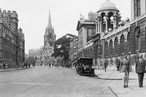 Broad Street, Oxford in Oxfordshire c1920s