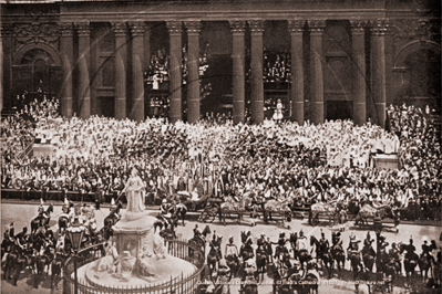 Queen Victoria Diamond Jubilee Ceremony, St Paul's Cathedral in London 22nd June 1897